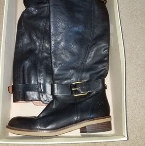 Lucky Brand Rachel Tall Leather Riding Boots Sz 9M